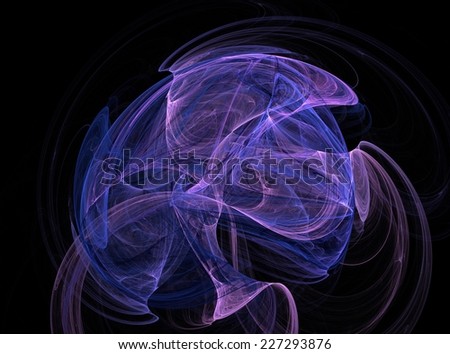 Purple abstract fractal effect light design background