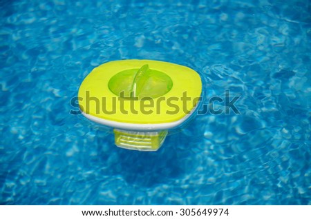 Green chemistry dispenser in the pool