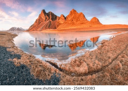 Similar – Image, Stock Photo Amazing scenery with waving sea