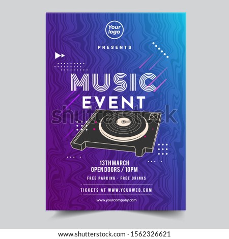 Party Flyer Background Vector Free | Download Free Vector Art | Free ...