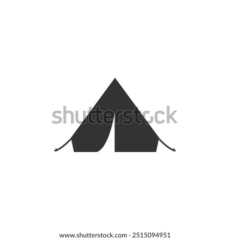 Tent Icon Vector. Tent fill and Glyph Icon.