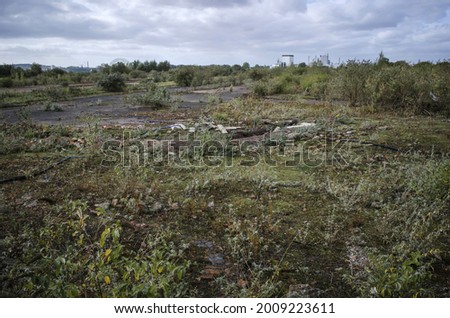 Similar – Image, Stock Photo unused land in the middle of the city