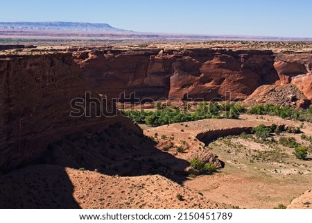 Cliff wall in Canyon de Chelle, Arizona Photo stock © 
