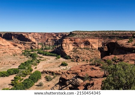 Broad landscape of Canyon de Chelle, Arizona Photo stock © 