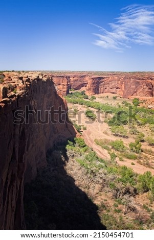Cliff wall at Canyon de Chelle, Arizona Photo stock © 