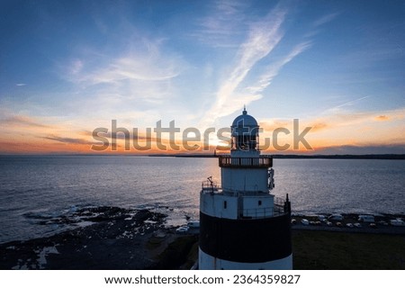 Similar – Image, Stock Photo View of the lighthouse and cliffs at Cape St. Vincent at sunset. Continental Europe’s most South-western point, Sagres, Algarve, Portugal.