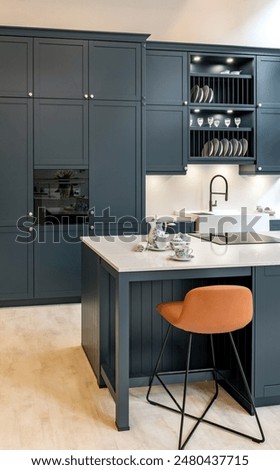 Similar – Image, Stock Photo Kitchen interior with furniture and appliances