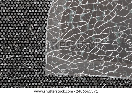 Similar – Image, Stock Photo Scratched up Glass Pane