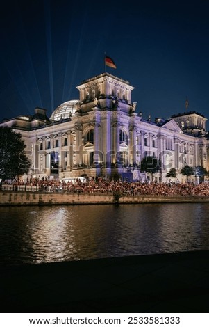 Similar – Foto Bild Reichstagsgebäude am Morgen, Berlin