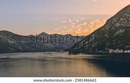 Similar – Image, Stock Photo Boat sails across the Baltic Sea in Denmark in the morning