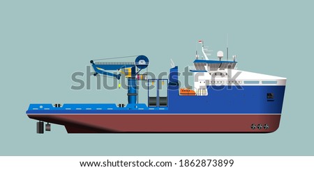 Offshore Carrier Anchor Handling Tug Supply