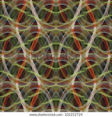 Abstract decorative network weaving background. Seamless pattern. Vector.