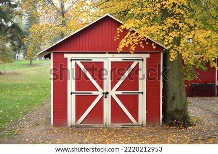 Similar – Image, Stock Photo Wooden houses in Sweden