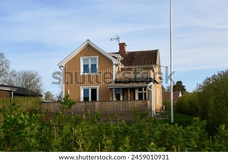 Similar – Image, Stock Photo roof area. Roof Tiled roof