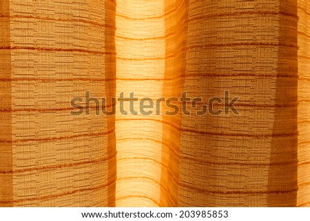 Detail of brown curtain  Curtain background