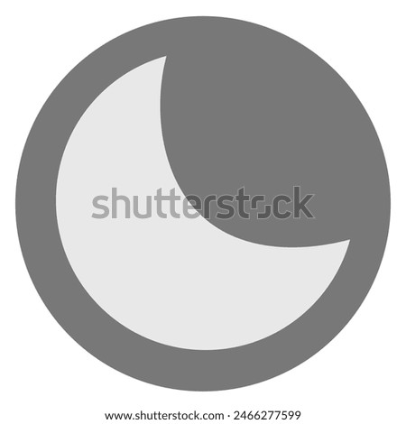 black and white vector design of DND (do not disturb) mode logo image on mobile phone