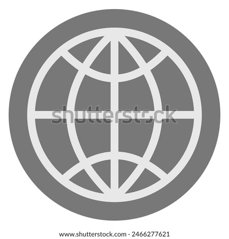 black and white vector design of internet browser logo image on mobile phone
