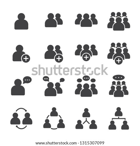 Simple Set of Business People Related Vector solid Icons. Contains such Icons as Meeting, Business Communication, Teamwork, connection, speaking and more