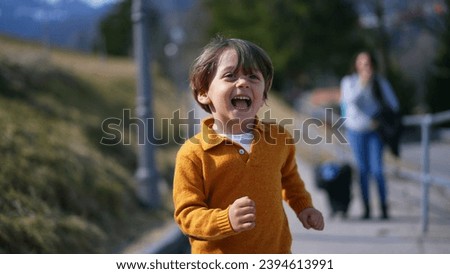 Similar – Image, Stock Photo Close up child playing with sand