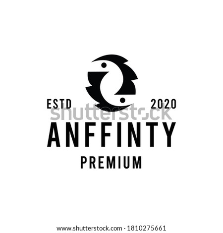 affinity premium Vector Logo illustration connection design