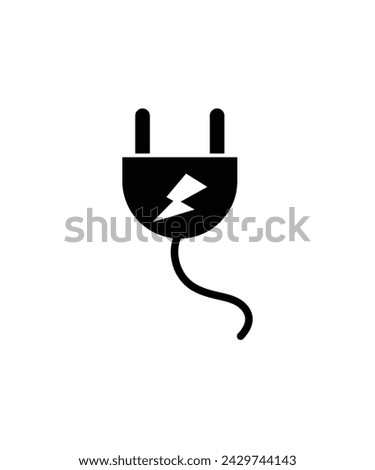 plug icon, vector best flat icon.