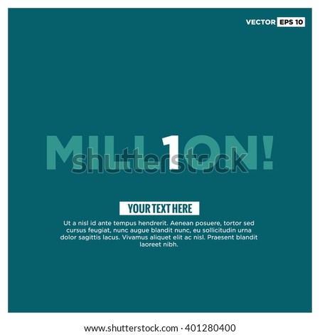 1 Million Page Layout Design Template 