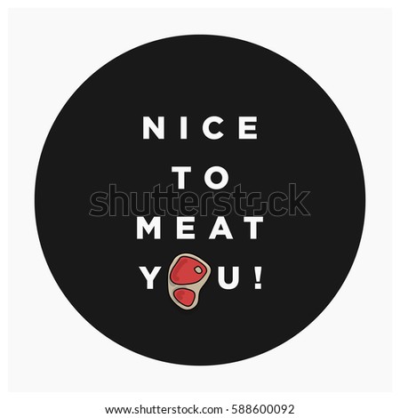 Similar – Foto Bild nice to meat you Ernährung