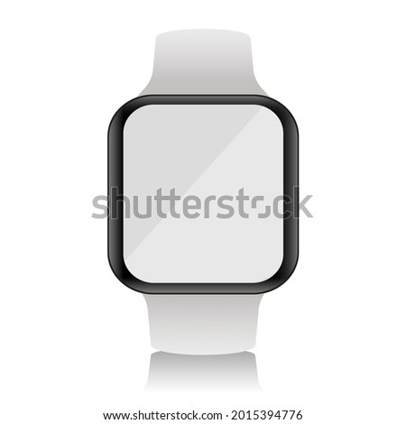 Mock design of smart watches, smart home appliances. watch.