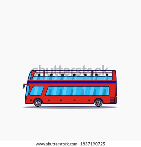 colorful bus logo vector illustration design
