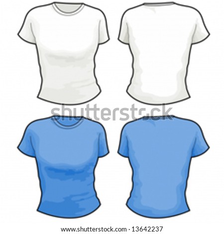 vector t shirt templates Foto stock © 