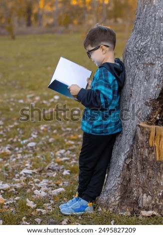 Similar – Image, Stock Photo Adventurer leaning on the door of an off-road car