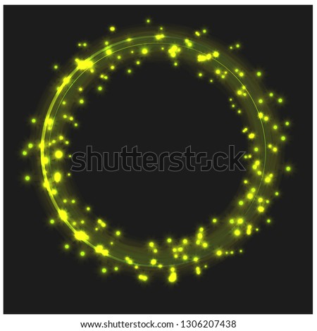 brilliance sparkle frame vector