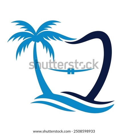 Logo vector for Palm Brace Dental Beach