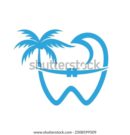 Logo vector for Dental Brace Wave