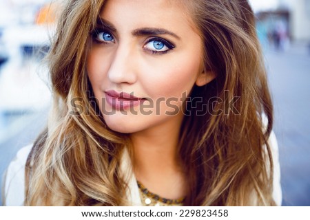Sexy Blue Eyed Brunette