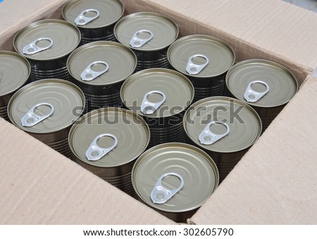 Similar – Image, Stock Photo open hard iron can for food