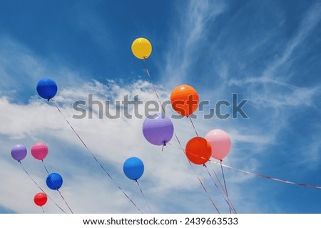 Similar – Image, Stock Photo Text free space cloudy