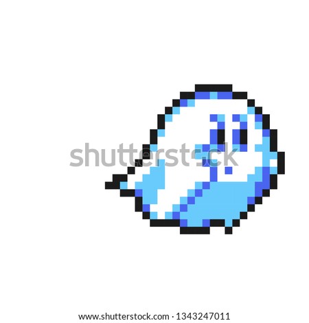 pixel art ghost