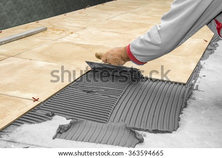 Steps To Tile A Floor Using Cement Tiles