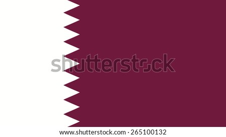 qatar  Flag for Independence Day and infographic Vector illustration.