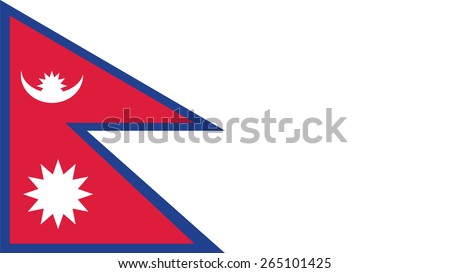nepal Flag for Independence Day and infographic Vector illustration.