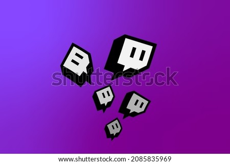 black white and gray twitch icon, best hd background twitch.