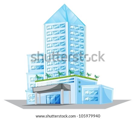 illustration of a house on a white background