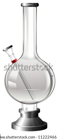 A vector of a marjiuana bong illustration