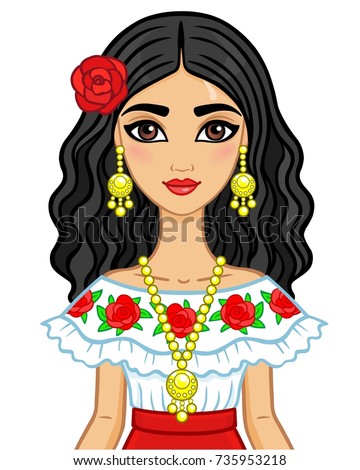 Mexican Girl Clipart | Free download on ClipArtMag