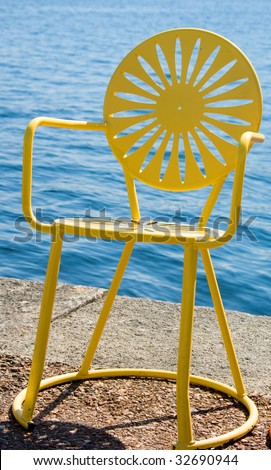 Yellow Student Union Chair