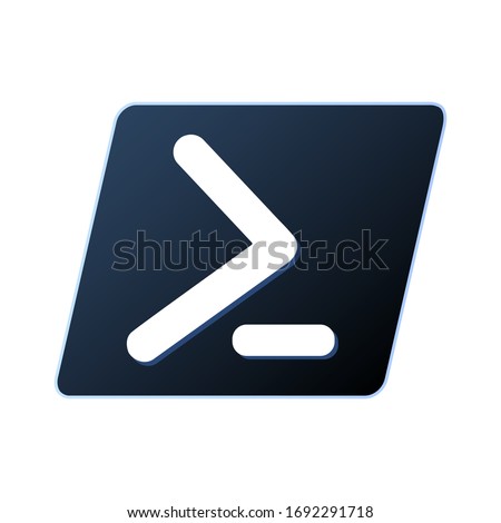 Emblem of PowerShell, task automation and configuration management framework.