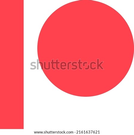 Patreon logo red vector icon