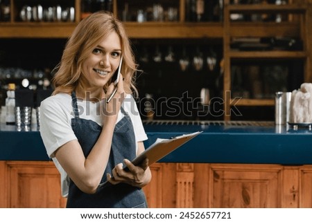 Image, Stock Photo Small blue paper camera with two wiggle eyes