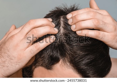 Image, Stock Photo Heads of men and women from different ethnic backgrounds